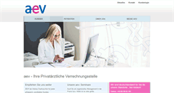 Desktop Screenshot of aev.de