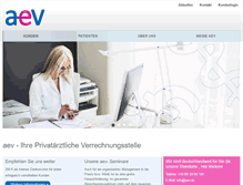Tablet Screenshot of aev.de